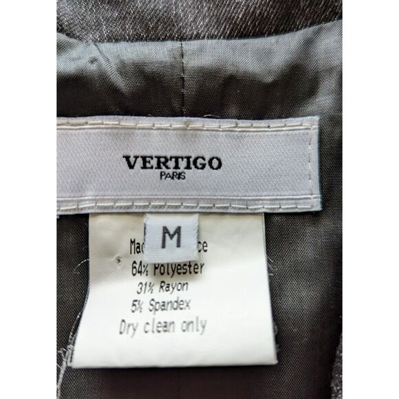 Vtg   Vertigo Paris long length lapel blazer with pants suit   Sz M - Picture 5 of 16